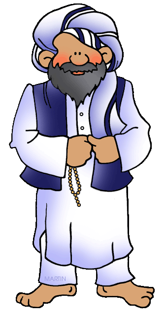 Free Religion Clip Art by Phillip Martin, Afghanistan Man