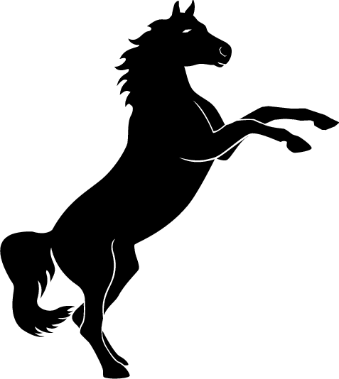 Rearing Horse Clipart