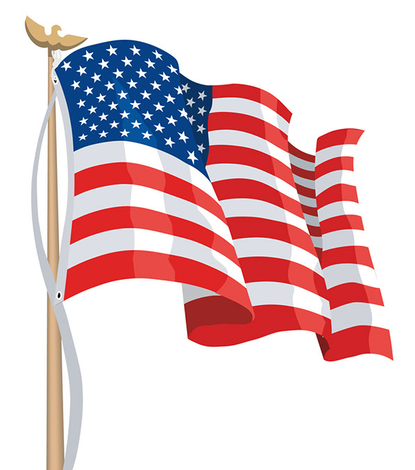 American Flag Clip Art Flag American Dayasriod Top Clipartix 