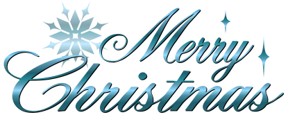 Blue Merry Christmas Clipart Clip Art Library_clipart Library