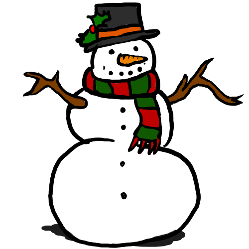 Clip Art Snowman