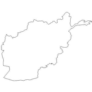 Blank Map Of Afghanistan